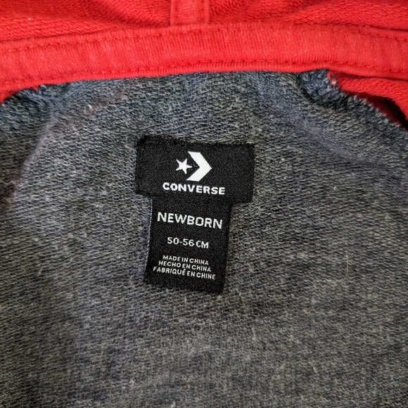 2pc Baby one piece Converse and Nike zip up outfits. - Picture 3 of 5